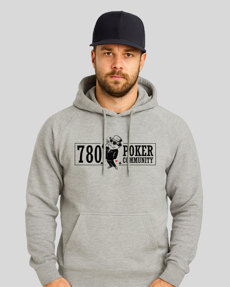 780 POKER Pullover Hoodie V2 - Heather Grey