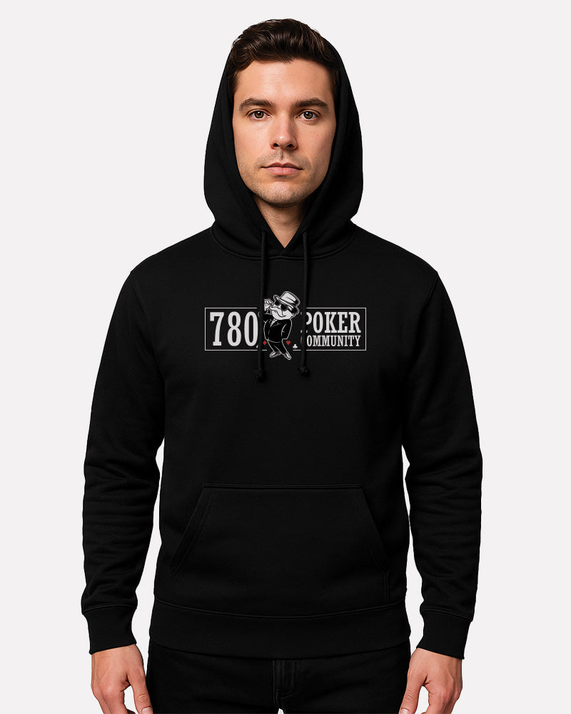 780 POKER Pullover Hoodie V2 - Black
